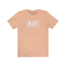 Load image into Gallery viewer, SJ For Real White Logo Unisex T-Shirt