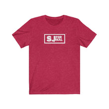 Load image into Gallery viewer, SJ For Real White Logo Unisex T-Shirt