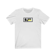Load image into Gallery viewer, SJ For Real Black/Yellow Logo T-Shirt