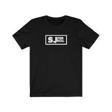 Load image into Gallery viewer, SJ For Real White Logo Unisex T-Shirt