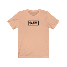 Load image into Gallery viewer, SJ For Real Black/Dark Blue Logo T-Shirt