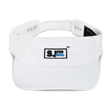 Load image into Gallery viewer, SJ For Real Black/Blue Logo Visor